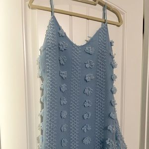 Blue mini dress size medium